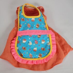 Our Generation‎ OG Doll Girl Clothes Fits 18 In Dolls dress apron sweets orange
